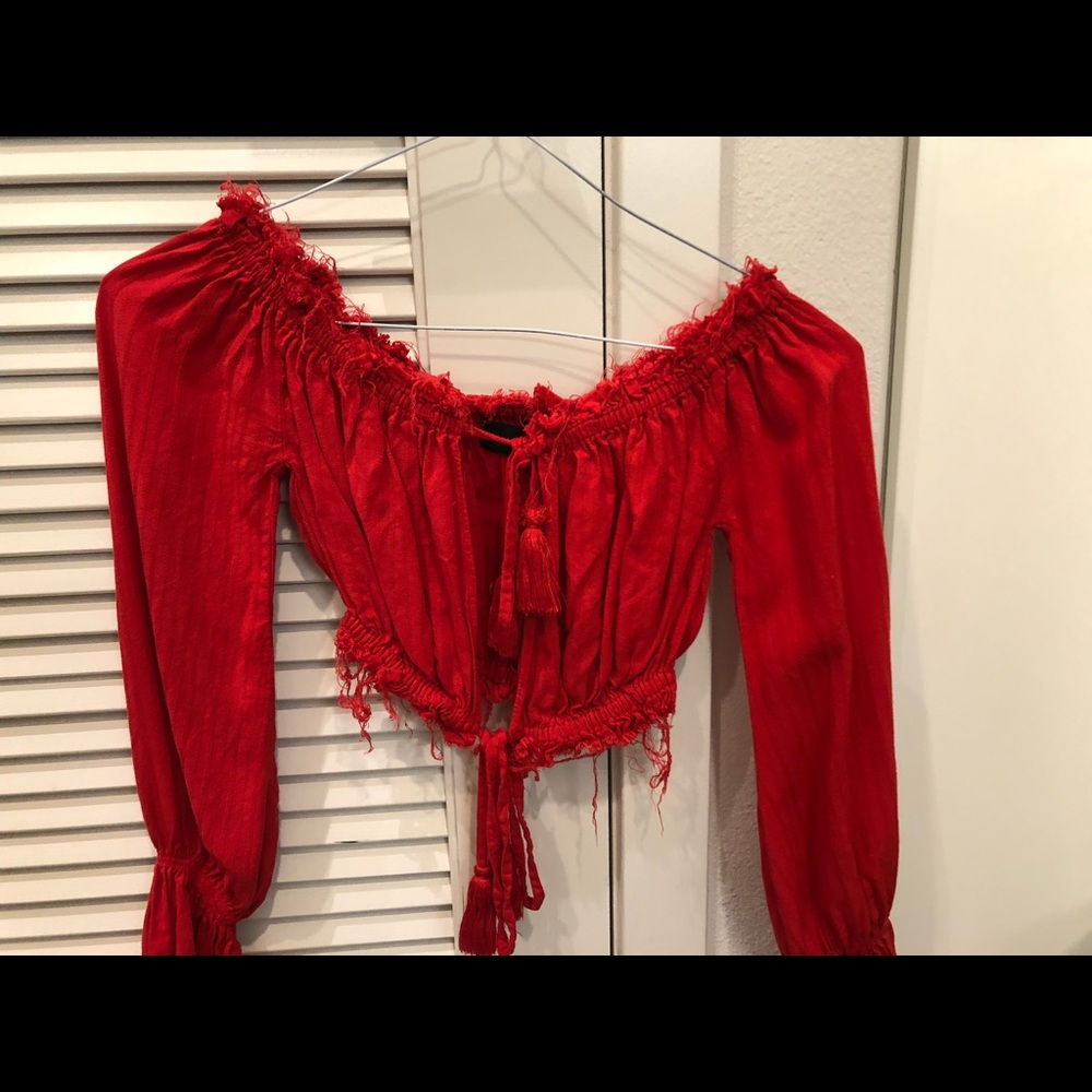 Majorelle Sangria Top